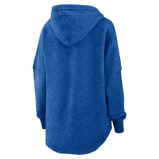 Women’s Los Angeles Dodgers Fanatics Heather Royal Luxe Pullover Hoodie