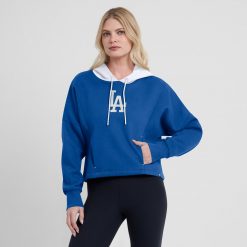 Womens Los Angeles Dodgers Fanatics Royal Oversized Legacy Favorite Spectator Pullover Hoodie 4 f1uJC.jpg