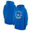 Women’s Los Angeles Dodgers Freddie Freeman Royal Fastball Player Name Number Pullover Hoodie