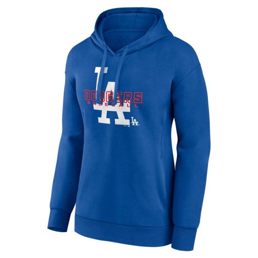 Women’s Los Angeles Dodgers Royal Stellar Pullover Hoodie