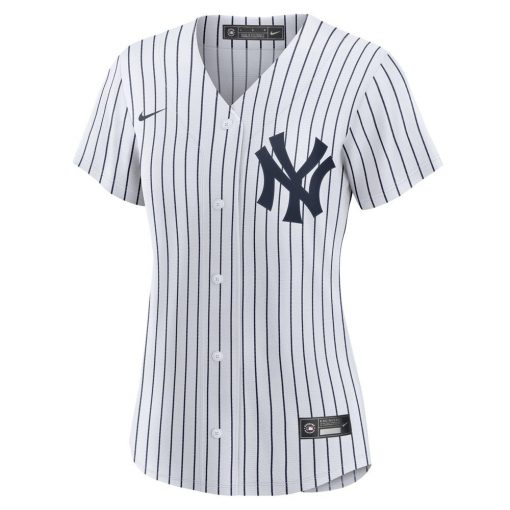 Women’s New York Yankees Derek Jeter Nike WhiteNavy Home Replica Player Jersey