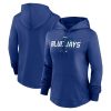 Women’s Toronto Blue Jays GIII 4Her by Carl Banks White Collage Team Graphic Fleece Pullover Hoodie