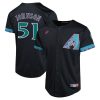 Youth Arizona Diamondbacks Randy Johnson Mitchell  Ness Black Cooperstown Collection Mesh Batting Practice Jersey